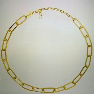 Jennifer Zeuner Marta paper clip necklace